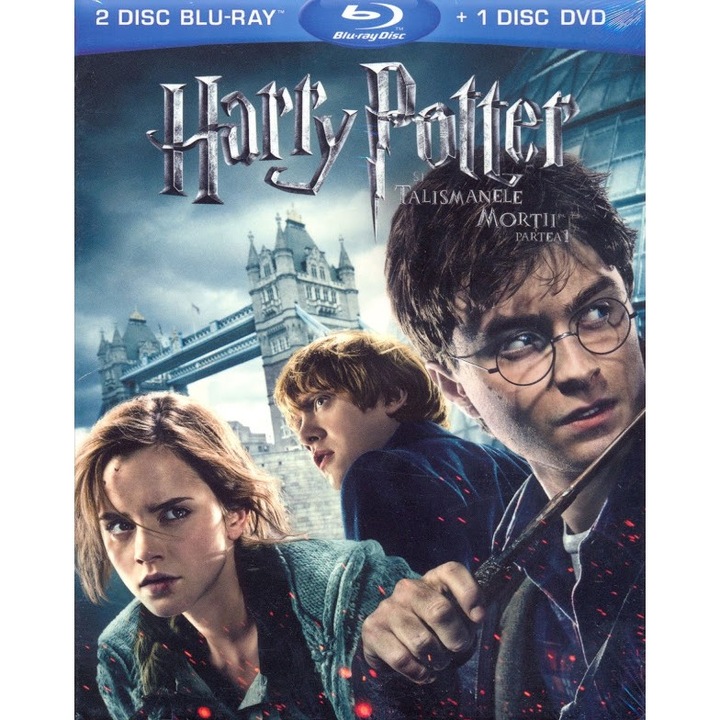 Harry Potter si Talismanele Mortii: Partea 1 - Combo 2 si 1 DVD / Harry Potter and the Deathly Hallows: Part 1 [Blu-Ray Disc + DVD] [2010]