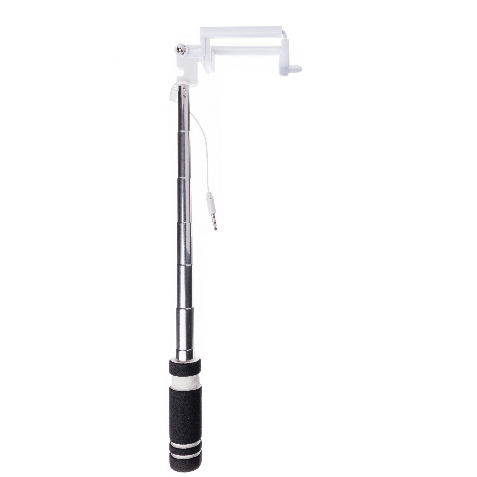 Mini Selfie Stick, KABLEWELT, GKWHRss01/01, Negru , cu actionare a shutter-ului prin cablu