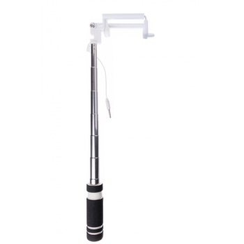 Mini Selfie Stick, KABLEWELT, GKWHRss01/01, Negru , cu actionare a shutter-ului prin cablu Mini Selfie Stick, KABLEWELT, GKWHRss01/01, Negru , cu actionare a shutter-ului prin cablu