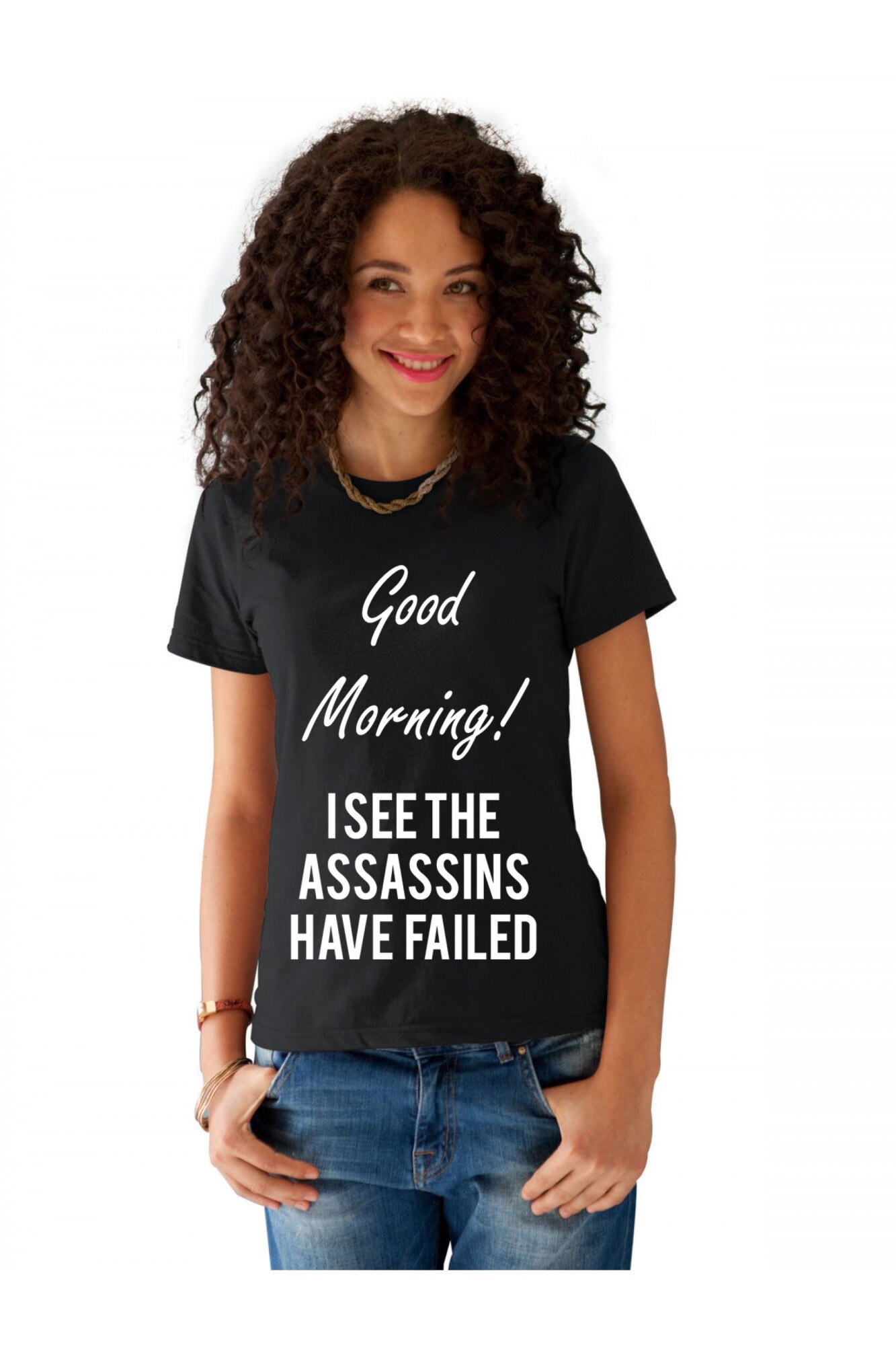 Tricou dama negru - Assassins faild