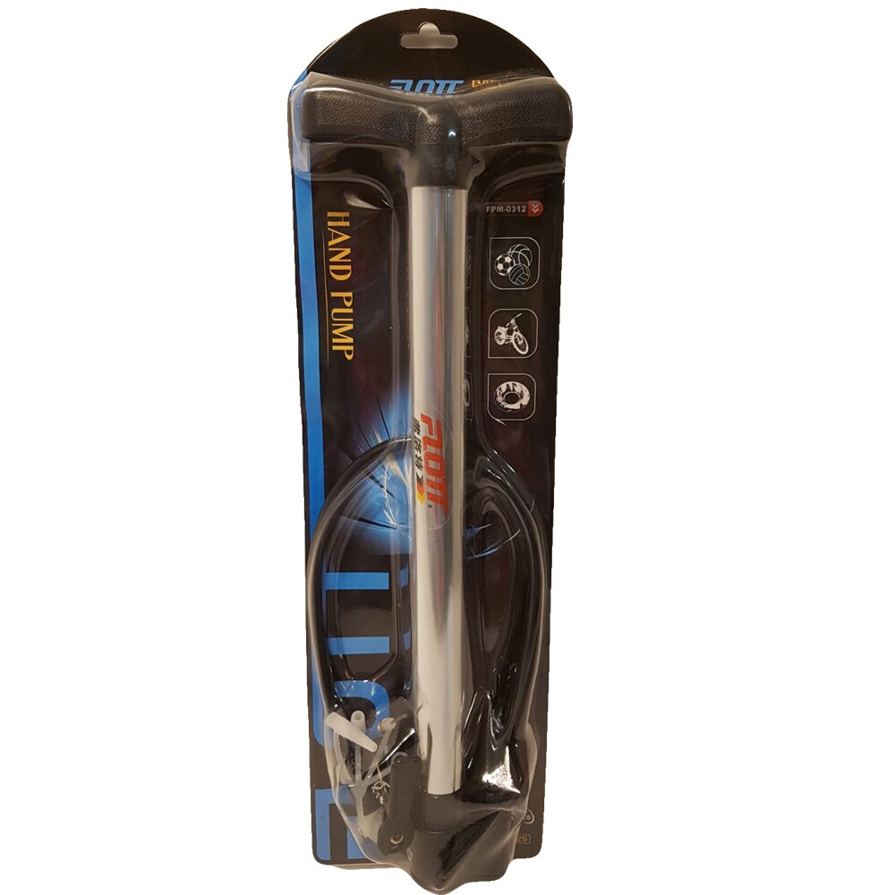 Pompa aer manuala marca FLOTT cu furtun 48 cm si supor picior FPM0312