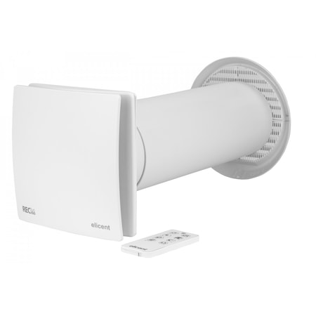 Ventilator Elicent Rec Dyo 100 Plus RC, cu recuperare de caldura, senzor de umiditate, telecomanda, Sleepm mode, Silentios, A+, 100 mm