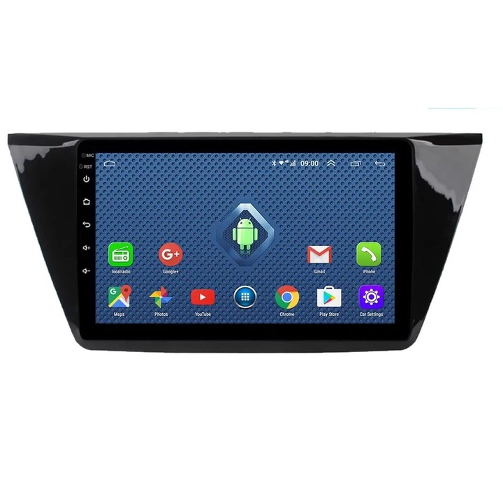 Navigáció VW Touran 2016-2021, NAVIGPS, Android 13, Wireless Carplay és Android Auto, 2 GB RAM és 32 GB ROM, 9 hüvelykes IPS kijelző, tolatókamera, Internet, alkalmazások, Wi-Fi, USB, Bluetooth