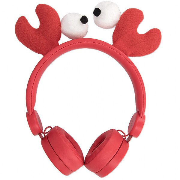 Casti audio Domnul Krabs Forever AMH-100, Negru si Rosu