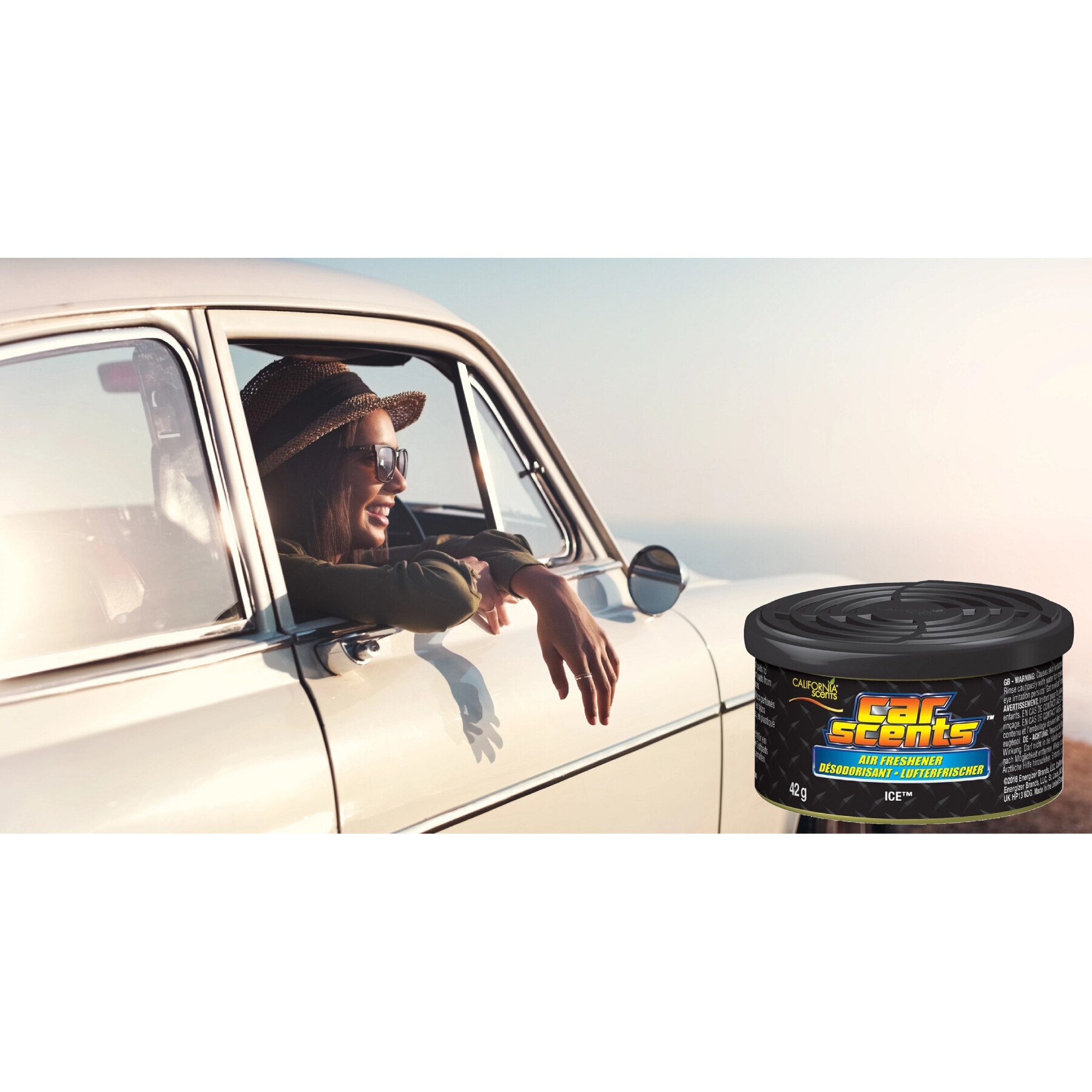 Set 4 bucati Odorizant auto California Scents Ice 42g eMAG.ro