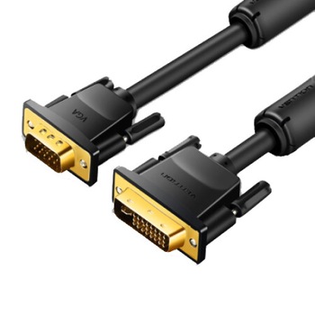 Cablu bidirectional DVI la VGA 1080P 60Hz, 8 metri, Vention Cablu bidirectional DVI la VGA 1080P 60Hz, 8 metri, Vention