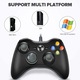 Геймпад, контролер за Xbox 360, Компютър, Кабел 2 м, Черен/Сив