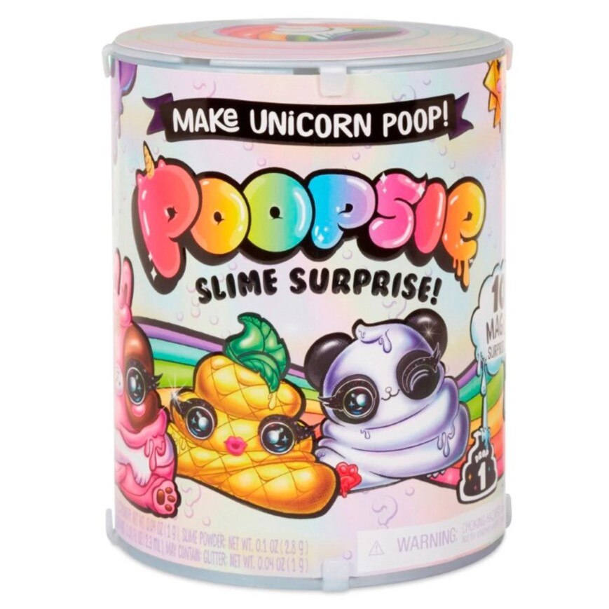 Slime ideal pentru copii, Zola®, POOOPSIE, cu surprize multicolore