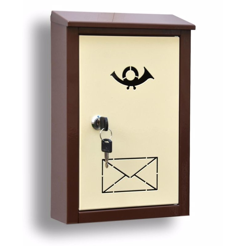 Cutie postala traditionala bicolora 340x220x75 mm