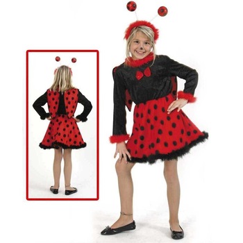 Costum pentru serbare Buburuza cu antene 98 cm Costum pentru serbare Buburuza cu antene 98 cm