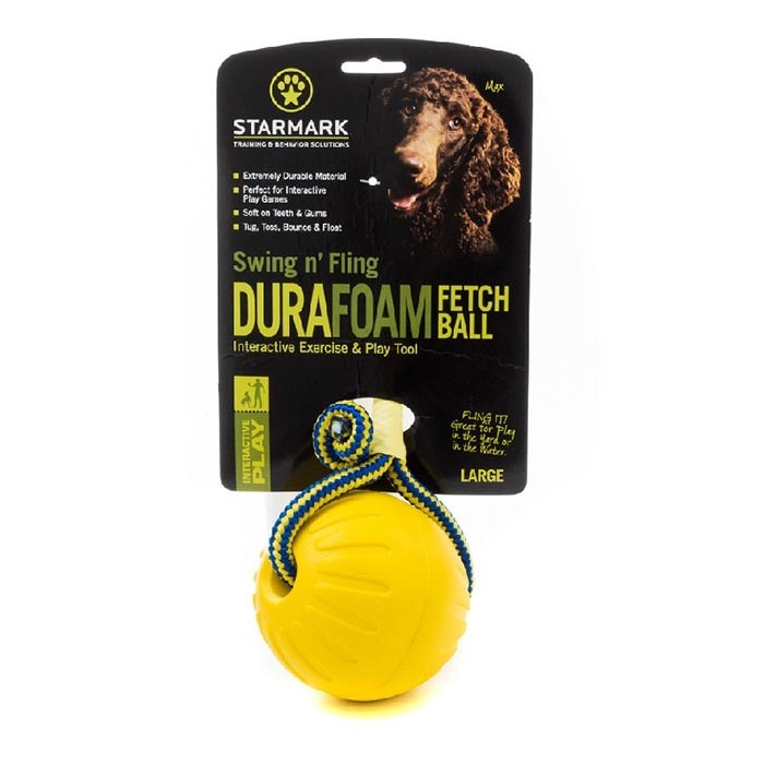Minge spuma cu sfoara, Starmark, mare, galben, diametru aprox. 9 cm