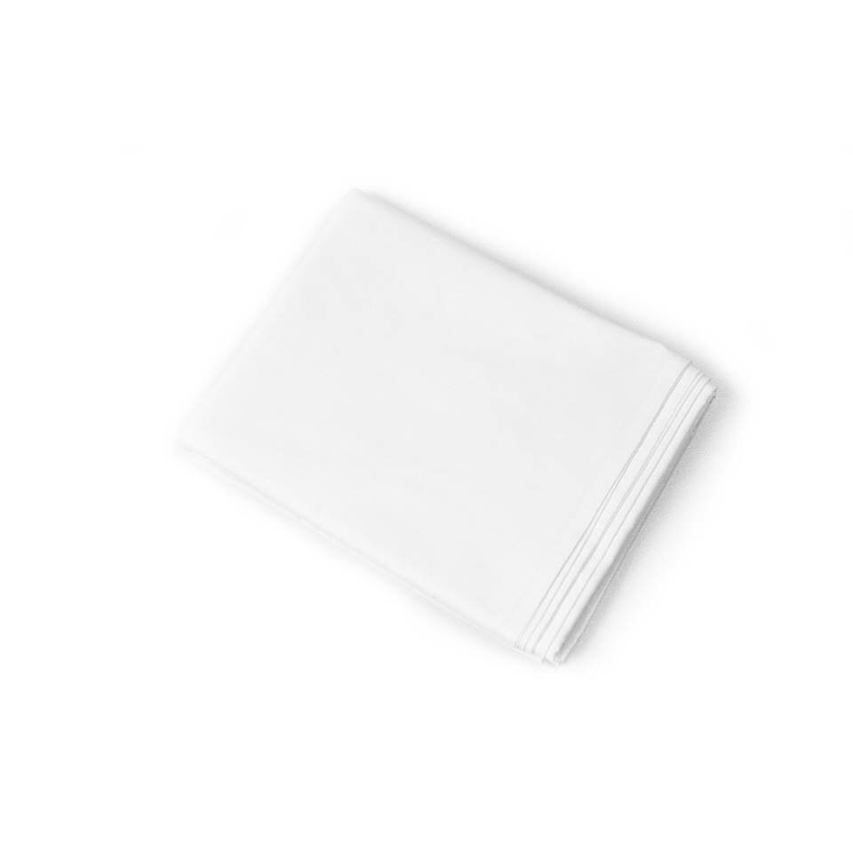 Cearceaf bumbac, alb, 160x210