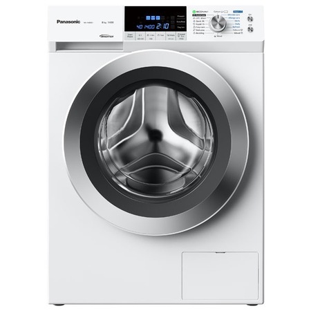 Masina de Spalat Rufe Panasonic NA-148XS1WGN, 8 KG, 1400 RPM, Clasa A+++, Vector Inverter, AutoCare, Programe cu Abur, Alb