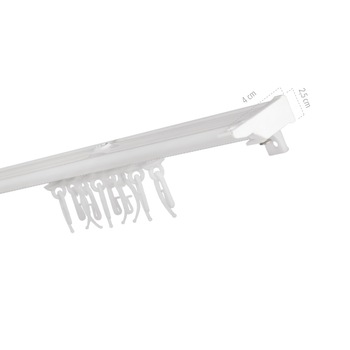 Sina aluminiu spatii inguste, Decorin, 302, alb, 1.5m Sina aluminiu spatii inguste, Decorin, 302, alb, 1.5m