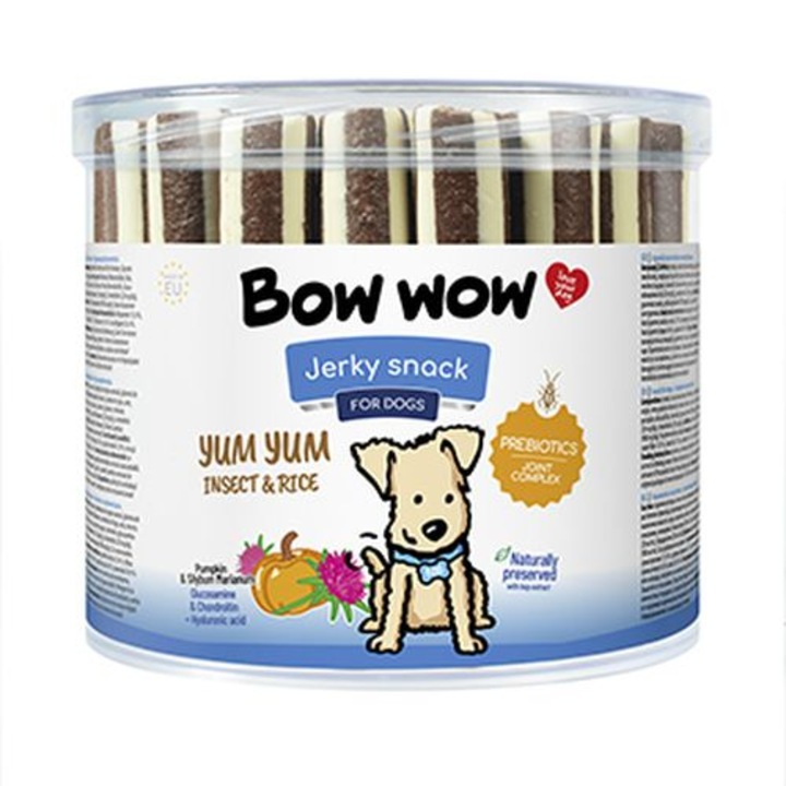 Bow Wow Yum Yum Rovarok és rizs 12cm 1db