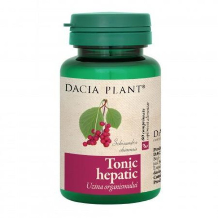 Хранителна добавка Dacia Plant, Tonic hepatic, 60 табл.