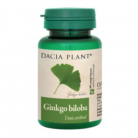 Dacia Plant Ginkgo Biloba - Tonic cerebral 60 comprimate