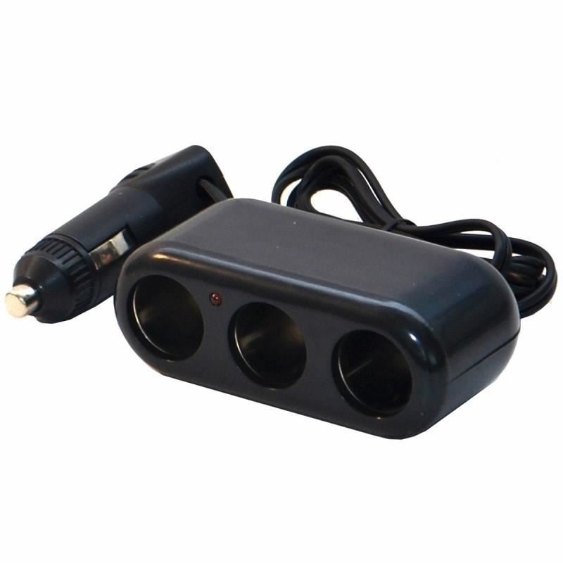 Priza bricheta tripla cu cablu iMK, 12/24 V