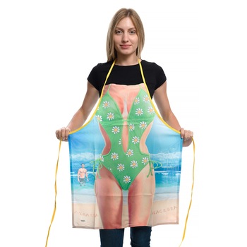 Sort bucatarie amuzant Printex, FLIRT, Multicolor, Marimea universala Sort bucatarie amuzant Printex, FLIRT, Multicolor, Marimea universala