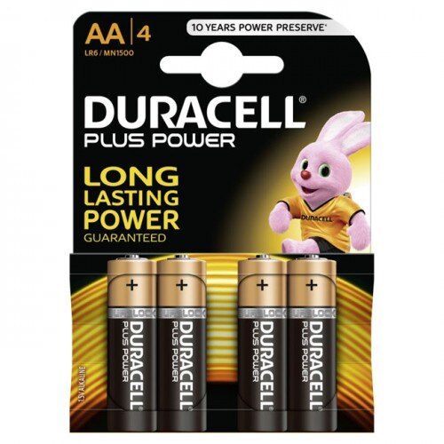 Set 4 baterii R6, AA, Plus Power, Duracell - 201463