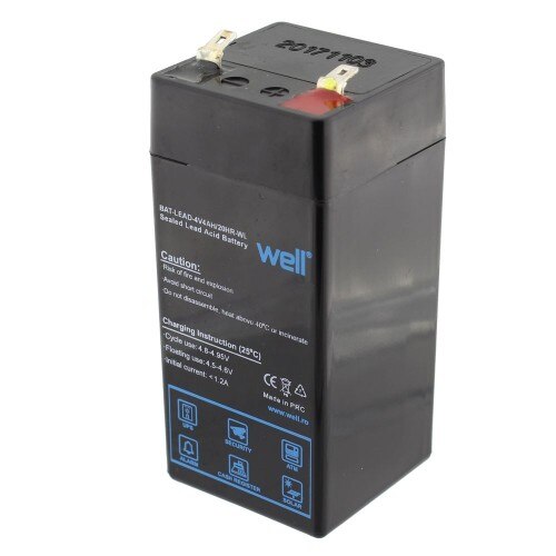 Acumulator plumb acid, 4V, 4A, Well - 530003