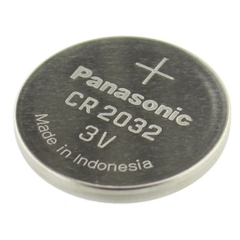 Baterie CR2032, 3V, 220mAh, Panasonic - 050155 Baterie CR2032, 3V, 220mAh, Panasonic - 050155