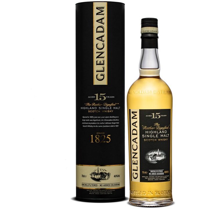 Whisky Glencadam 15YO 46%, Cutie, 0.7l