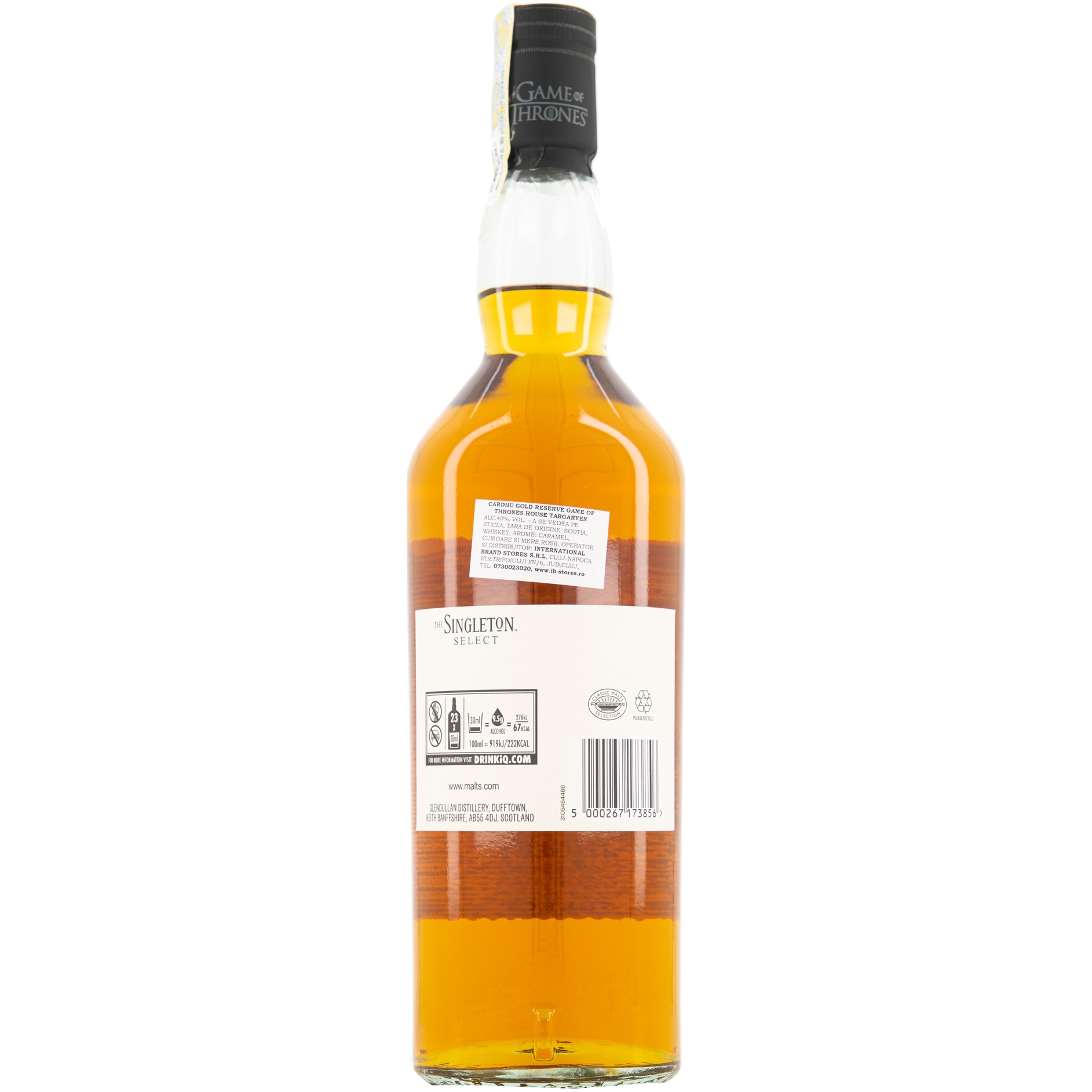 Whisky Game Of Thrones House Tully, The Singleton Of Glendullan