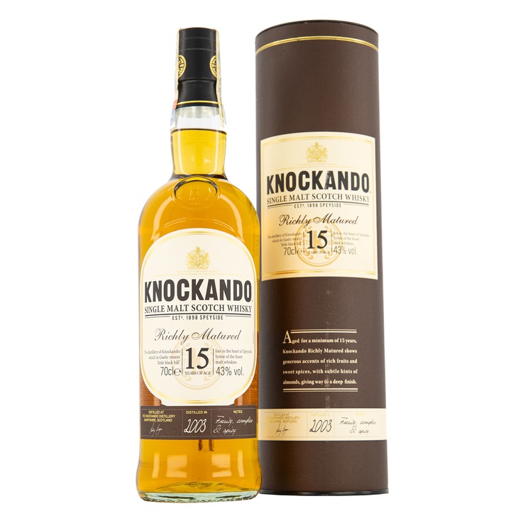 Whisky Knockando 15 YO Richly Matured, Single Malt, 43%, 0.7l