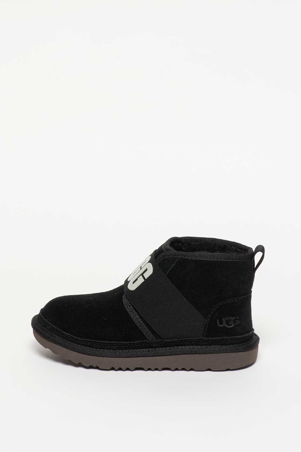 UGG, Ghete fara inchidere din piele intoarsa Neumel II, Negru, 32.5 EU
