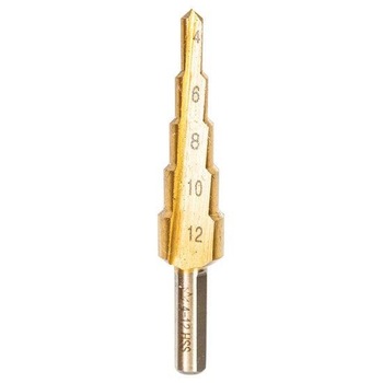 Burghiu pentru metal in trepte 4-12 mm Burghiu pentru metal in trepte 4-12 mm