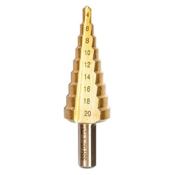 Burghiu pentru metal in trepte 4-20 mm Burghiu pentru metal in trepte 4-20 mm