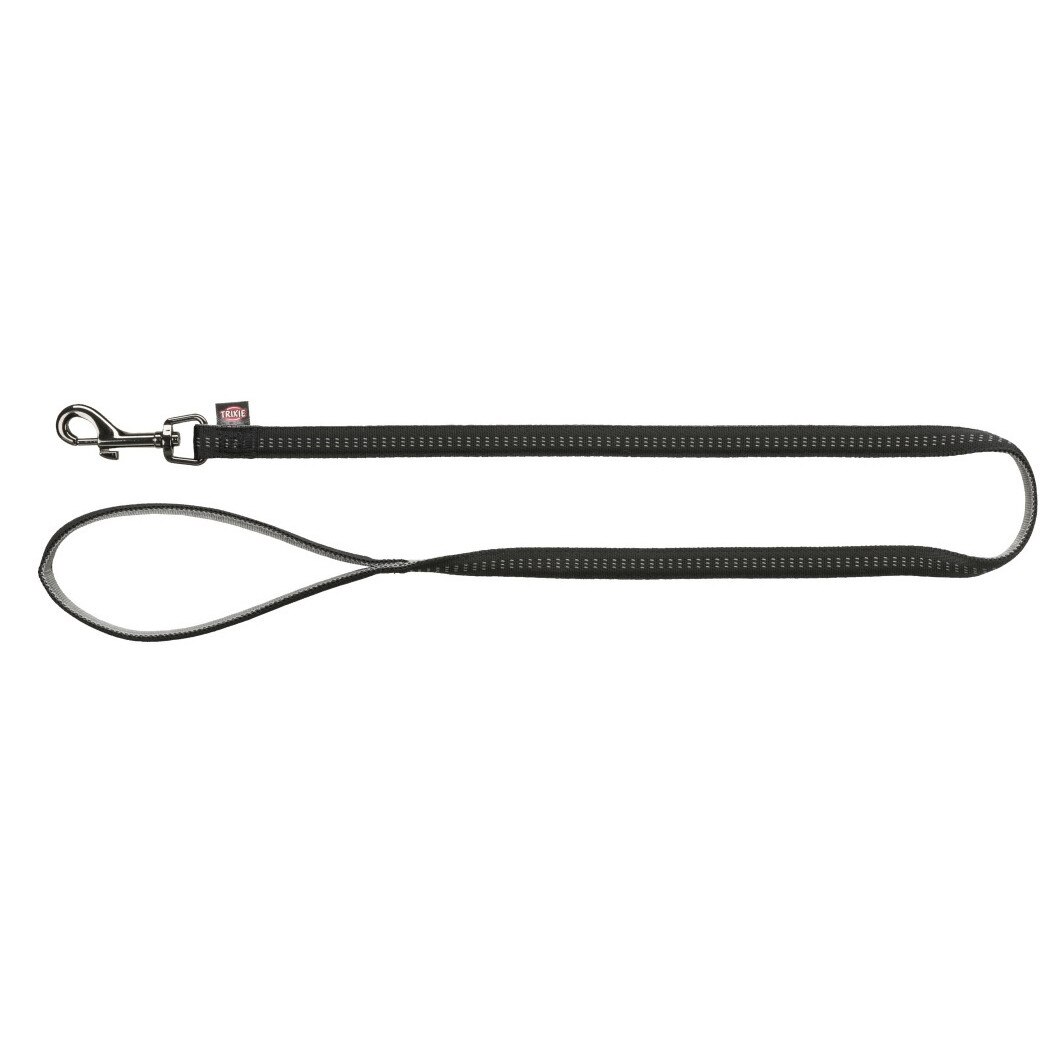 Lesa Trixie Softline Elegance S 1.00 m/15 mm negru/gri 115001