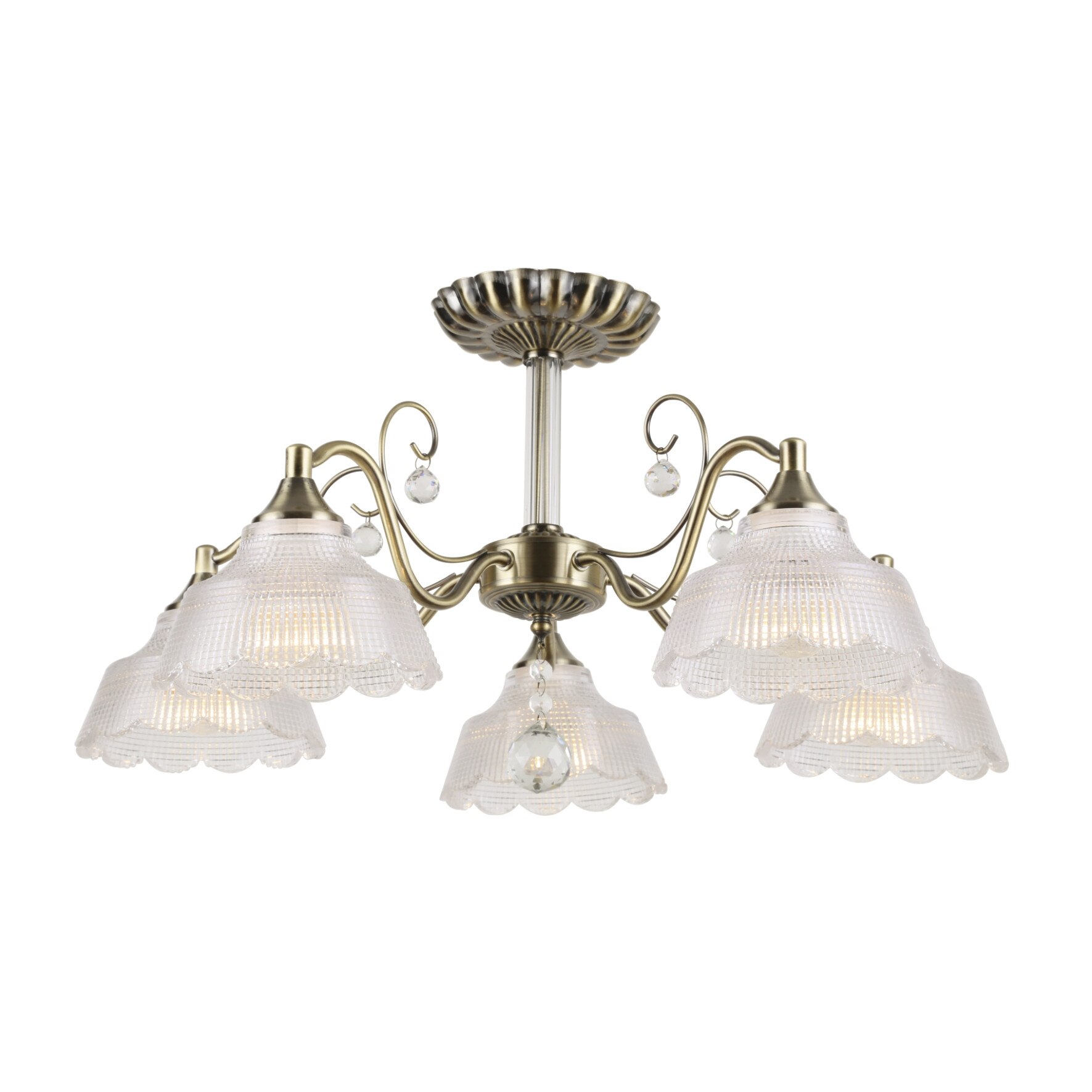 Candelabru Klausen Vanessa 5, Bronz, KL 6634, E14, 5x7 W