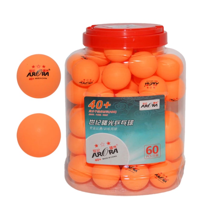 Minge ping-pong, Vision Aurora, 60 buc/set