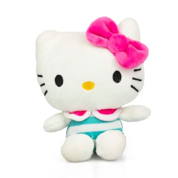 Jucarie de plus Hello Kitty, inaltime 12 cm, model 5 Jucarie de plus Hello Kitty, inaltime 12 cm, model 5