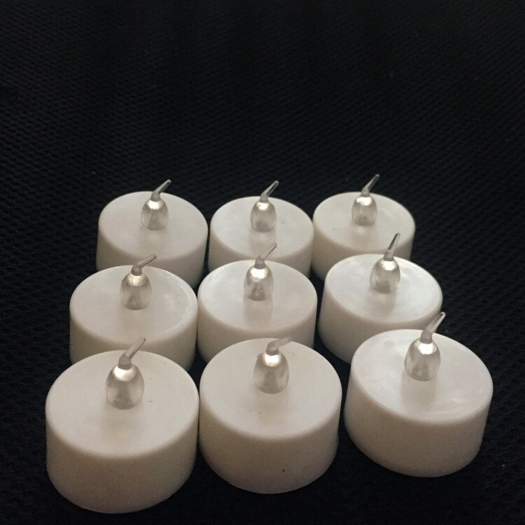Комплект от 12 LED свещи, Бял - eMAG.bg