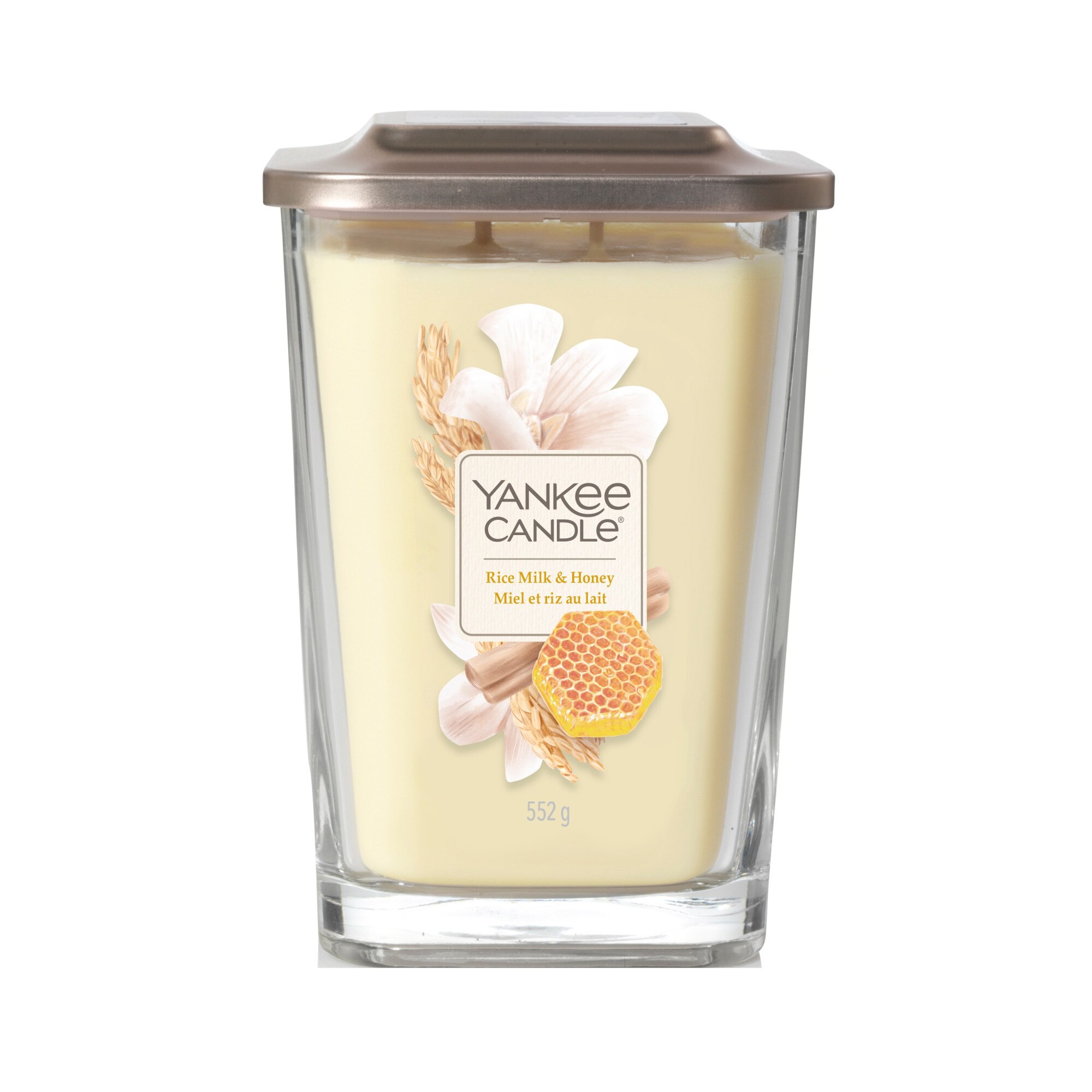 Lumanare Parfumata Elevation Collection Borcan Mare Rice Milk & Honey, Yankee Candle