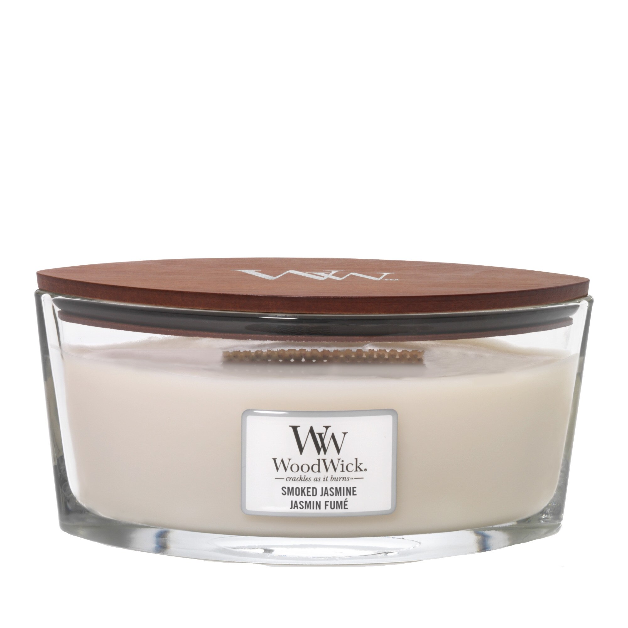 Lumanare Parfumata Ellipse Smoked Jasmine, WoodWick®