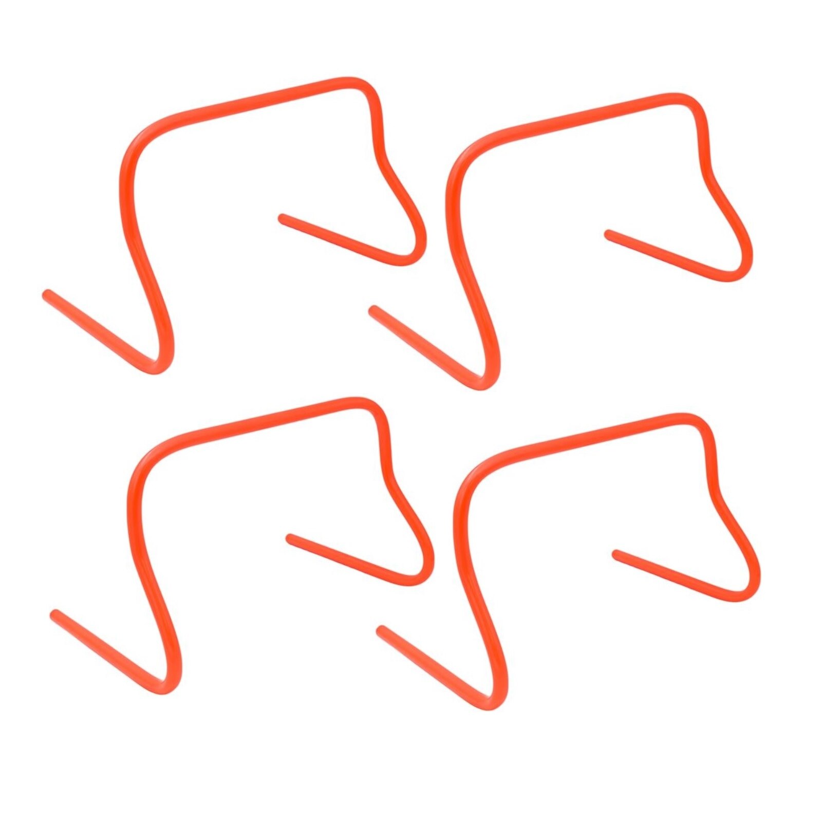 Set format din patru bariera - obstacol pentru antrenament, coso, portocaliu, 30 cm