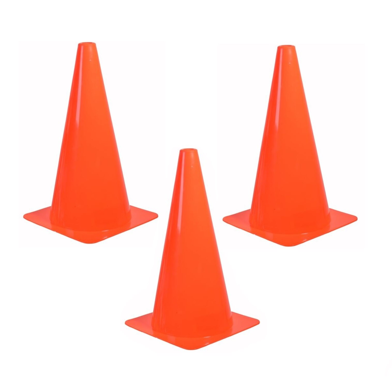 Set format din trei Jaloane pentru antrenament, coso, portocaliu, 40 cm