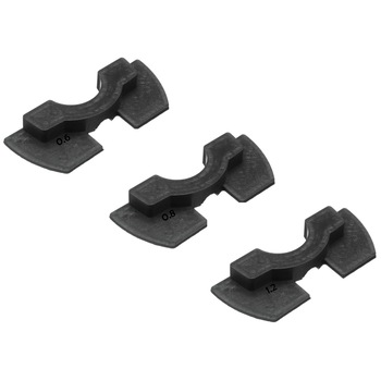 Set 3 bucati amortizor vibratii din cauciuc de 0.6, 0.8 si 1.2 mm pentru trotineta electrica, scuter Xiaomi Mijia M365 - negru Set 3 bucati amortizor vibratii din cauciuc de 0.6, 0.8 si 1.2 mm pentru trotineta electrica, scuter Xiaomi Mijia M365 - negru