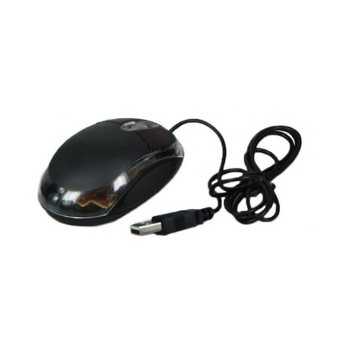 Оптична мишка Budget, Светеща, USB, DPI=800