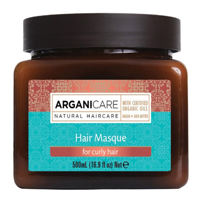 Masca nutritiva Arganicare cu ulei de argan pentru par cret, 500 ml
