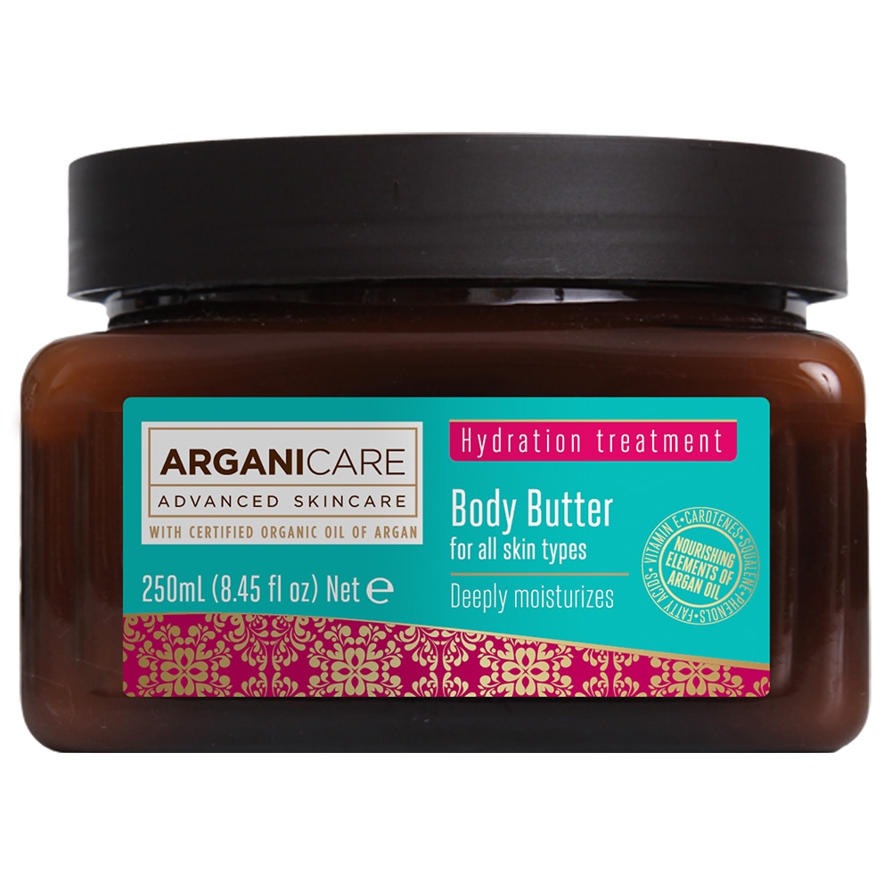 Unt de corp Arganicare cu ulei de argan, 250 ml