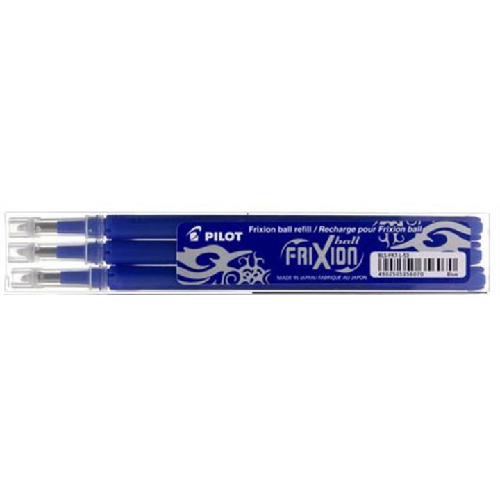 PILOT "Frixion Ball/Clicker" rollertoll betét, 0,35 mm, törölhető, kék