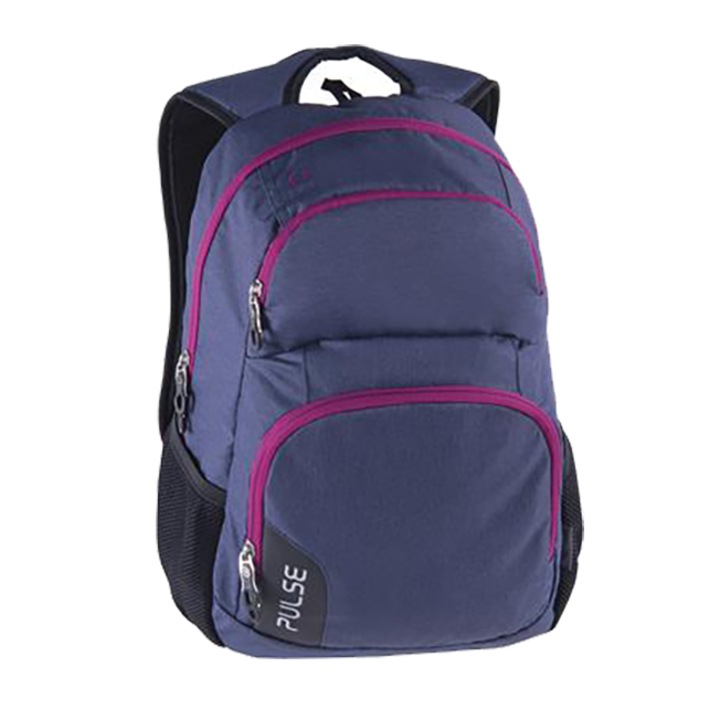 PULSE "Element" hátizsák, notebook tartóval, sötétkék-lila