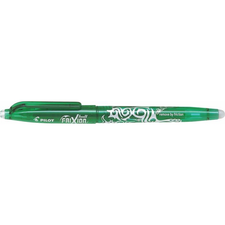 PILOT "Frixion Ball" rollertoll, 0,25 mm, törölhető, zöld