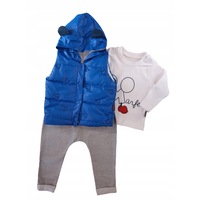 set compleu haine copii format din bluza vesta si pantaloni - albastru marime 98 imagen 38_0_
0