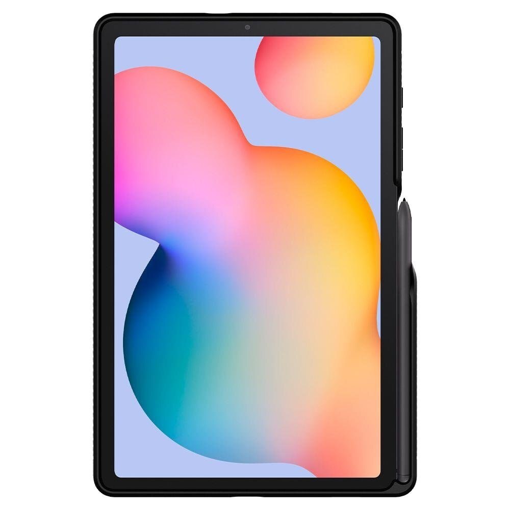 Husa Antisoc Spigen Rugged Armor pentru Samsung Galaxy Tab S6 Lite 10.4" P610 / P615, Pencil Holder, Negru